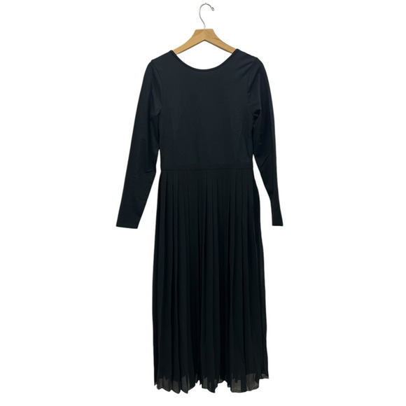 J.Crew Pleated ballet dress in stretch cotton blend Black CF797 size XS NWT - Picture 5 of 6